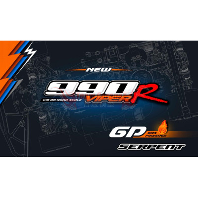 Serpent Viper 990R 4wd 1/8 GP Nitro On-road Car kit  903022 Preorder